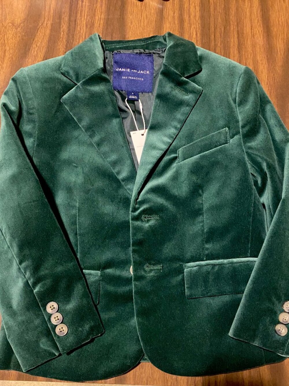 Green Velvet Blazer (Blazer Only)
